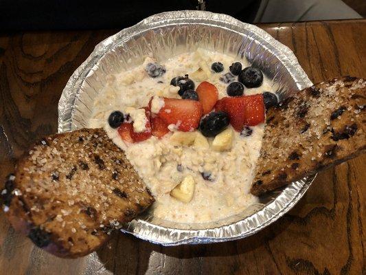 Steel cut oatmeal.