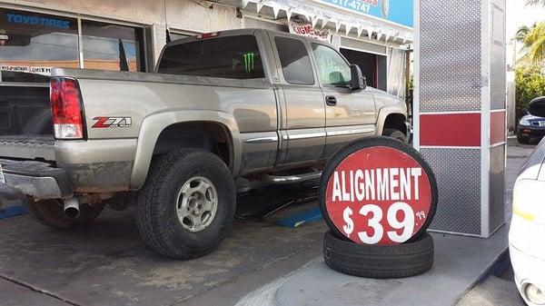 Four wheel alignment special