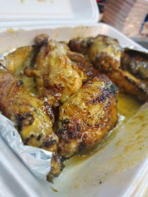 Garlic butter wings