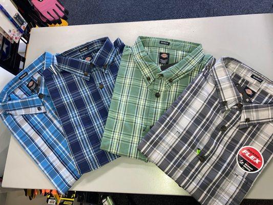 New Dickies Plaids in time for Spring