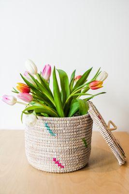 Masterfully woven baskets from Senegal.