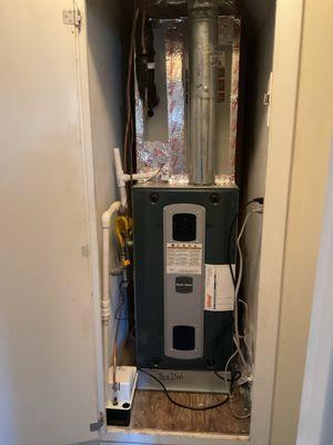 New furnace installation