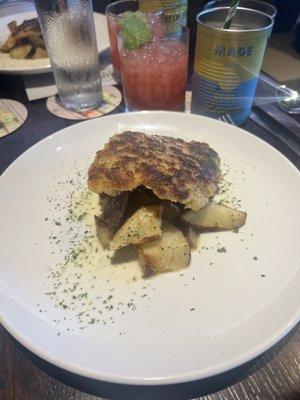 Turkey Scallopini & White Wine Sauce w/Roasted Baby Red Potatoes