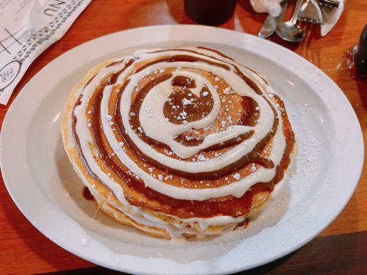 Cinnamon Roll Pancakes