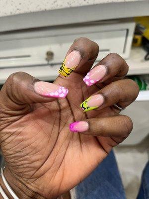 Nails  on point