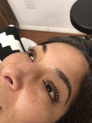 Lash lift & brow lamination