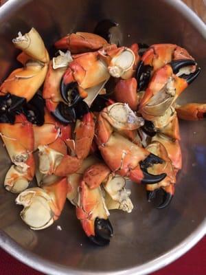 Extra Large Stone Crab Claws, My-Way Seafood