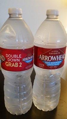 1L Arrowhead water x2