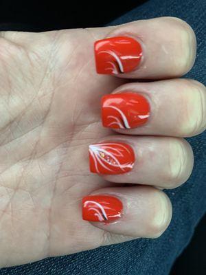 Tommy did it again! Thank you as always for great nails. Can't wait for October and my Halloween nails