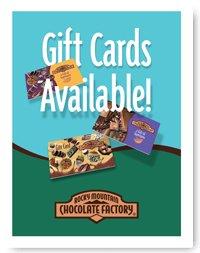 Can't decide on what treats you want for a gift?  Gift cards are the best solutions!