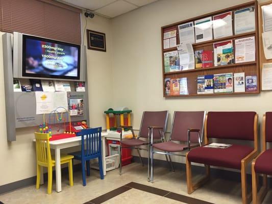 Waiting area for patients :)