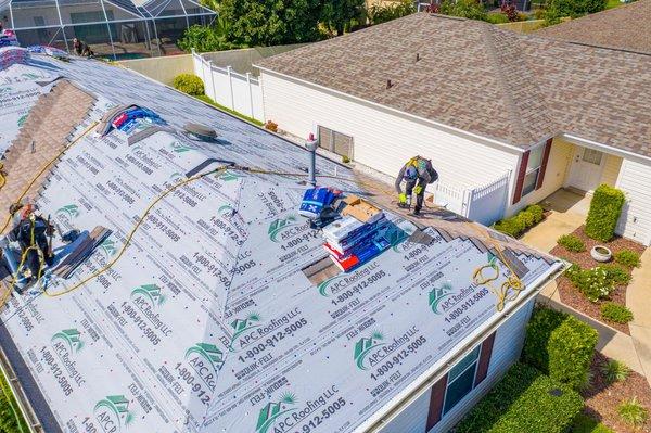 APC Roofing roof shingles replacement