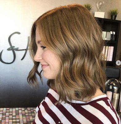 Short hair cut, color and style | Saskia Salon