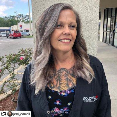 Silver hair by Jeni!