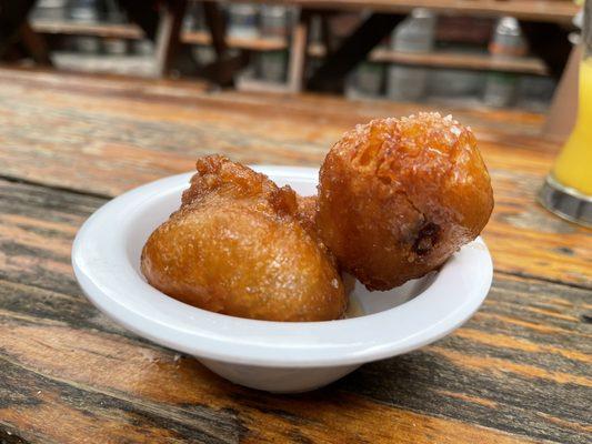 Pork belly doughnut