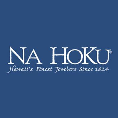 Blue logo with write text: Na Hoku - Hawaii's Finest Jewelers Since 1924