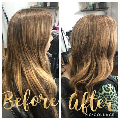 Partial highlight retouch