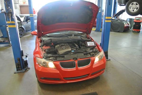 Diagnosing an emissions issue on this BMW