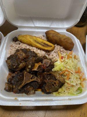 Friday-Saturday Oxtail Plate 10/10