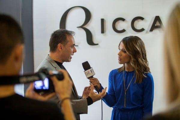 Brittani Noel interviewing Designers at Ricca.