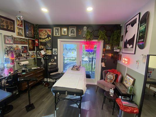 Inside Black Honey Tattoo Co.