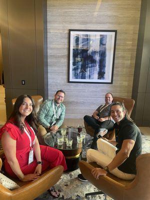 Team fun at the SRA R3 conference in the Omni Frisco Hotel in Texas.