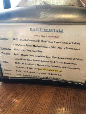 Specials