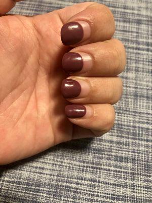 Gel nails didn't budge after 3.5 weeks!