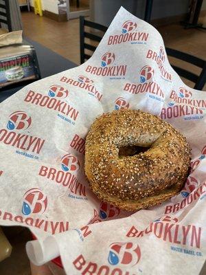 Whole Wheat Everything Bagel plain