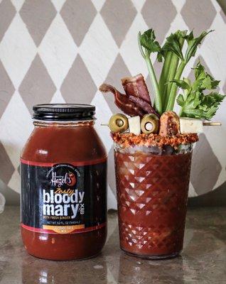 The end result of our Premium Bloody Mary Mix