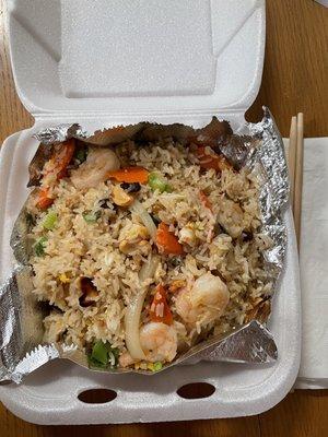 Pineapple shrimp fried rice