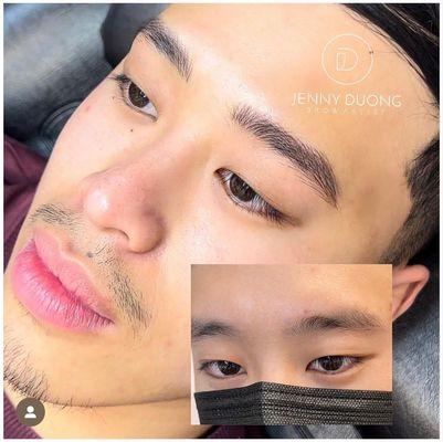 Microblading for men