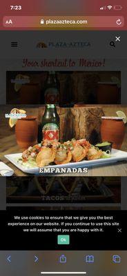 Picture of their " Empanadas"