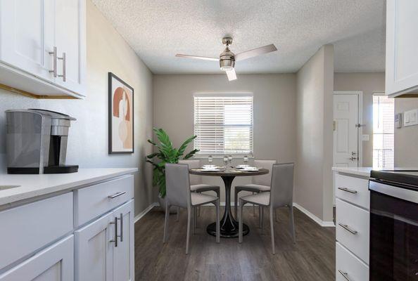 Beautifully renovated kitchen with deluxe finishes