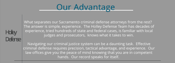 Holley Criminal Defense Advantage