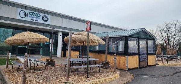 Ono Beach Shack in winter