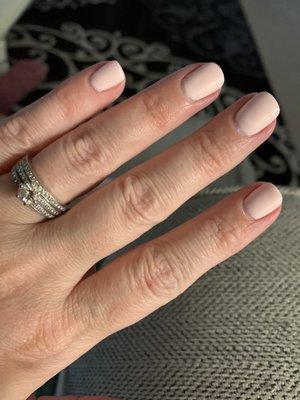 Perfect gel manicure. Could not ask for better. $40 with Nexgen takeoff being $5.