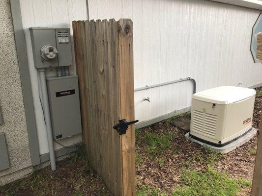 GENERAC Guardian generator installed