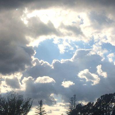 Skies over HealthQuest, nearly sunset.