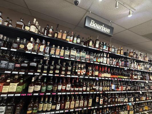 The Bourbon Isle features a curated selection of premium bourbons, from classic favorites to rare finds. Perfect for whiskey enthusiasts!