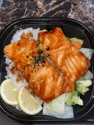 Salmon Teriyaki Bowl