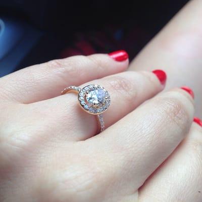 Just got my ring cleaned for our engagements tomorrow. Best jewelers in Texas!