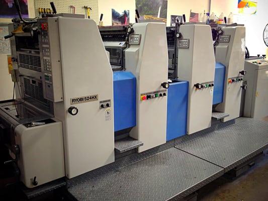 Our 4 color offset press