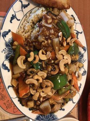 Cashew chicken, No chicken.