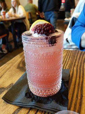 BlackBerry lemonade $7.50