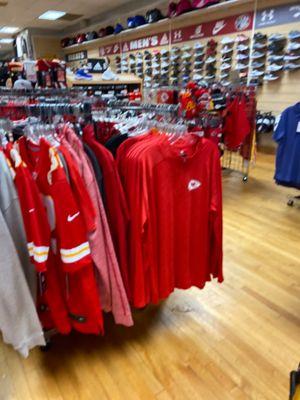 Finding my chiefs gear for the big game Sunday!