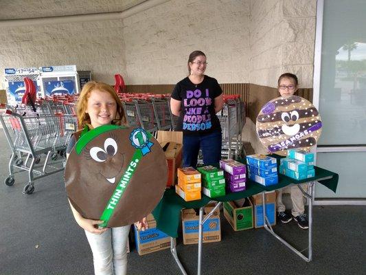 Last weekend for Girl Scout Cookies!!!!!