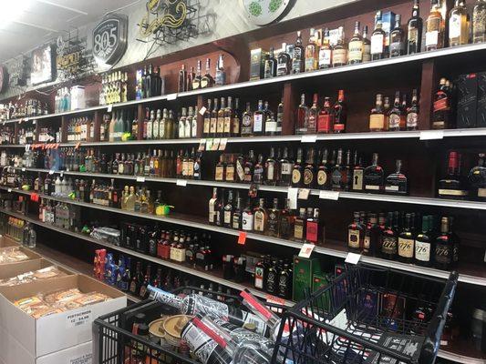 Lots of liquor