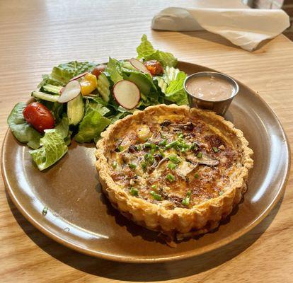 Wild Mushroom Quiche