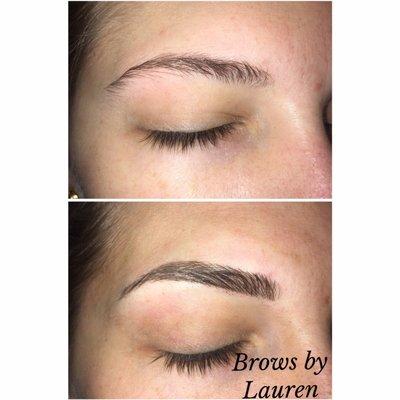 Brows by our Microblading Technician, Lauren Fransen